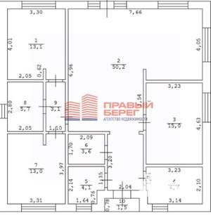 Дом 120м², 1-этажный, участок 7 сот.