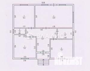 Дом 90м&sup2;, 1-этажный, участок 5 сот.  
