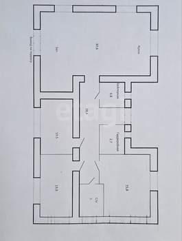 Дом 111м&sup2;, 1-этажный, участок 6 сот.  