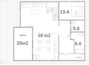 Дом 147м&sup2;, 2-этажный, участок 8 сот.  