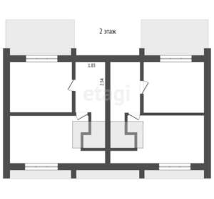 Дом 120м², 2-этажный, участок 6 сот.  