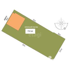 Дом 144м&sup2;, 2-этажный, участок 7 сот.  