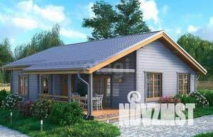 Дом 70м&sup2;, 1-этажный, участок 10 сот.  