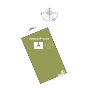 Дом 34м&sup2;, 1-этажный, участок 4 сот.  