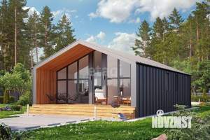 Дом 69м&sup2;, 1-этажный, участок 15 сот.  