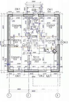Дом 80м&sup2;, 1-этажный, участок 7 сот.  