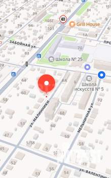 Дом 58м&sup2;, 1-этажный, участок 6 сот.  