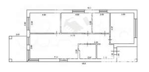 Дом 100м&sup2;, 1-этажный, участок 5 сот.  