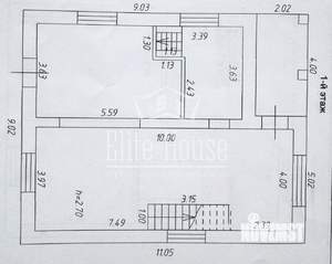 Дом 220м&sup2;, 3-этажный, участок 8 сот.  