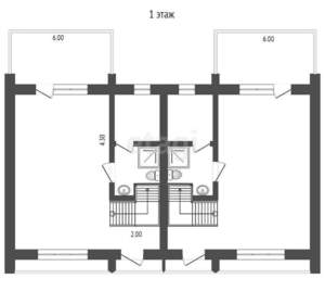 Дом 120м², 2-этажный, участок 6 сот.  