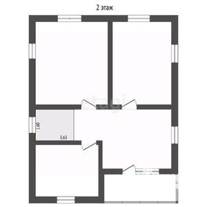 Дом 123м&sup2;, 2-этажный, участок 11 сот.  