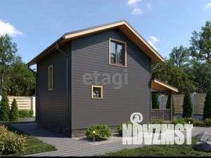 Дом 59м&sup2;, 1-этажный, участок 10 сот.  