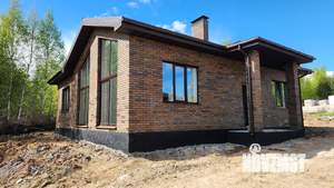 Дом 105м&sup2;, 1-этажный, участок 6 сот.  