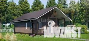 Дом 64м&sup2;, 1-этажный, участок 10 сот.  