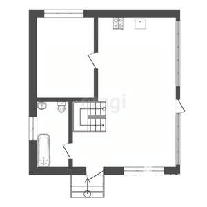 Дом 64м&sup2;, 2-этажный, участок 5 сот.  