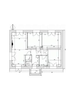 Дом 84м&sup2;, 1-этажный, участок 5 сот.  