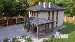 Дом 178м&sup2;, 2-этажный, участок 8 сот.  