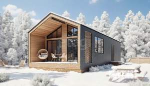 Дом 60м&sup2;, 1-этажный, участок 6 сот.  