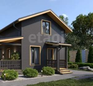 Дом 59м&sup2;, 1-этажный, участок 10 сот.  