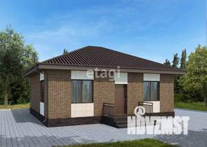 Дом 90м&sup2;, 1-этажный, участок 10 сот.  