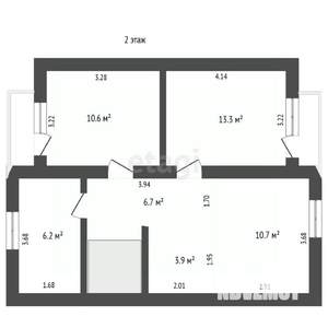 Дом 106м&sup2;, 2-этажный, участок 8 сот.  