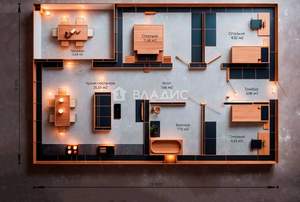 Дом 90м&sup2;, 1-этажный, участок 5 сот.  