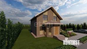 Дом 144м&sup2;, 2-этажный, участок 5 сот.  