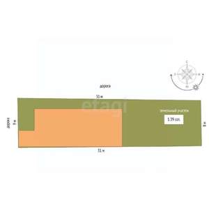 Таунхаус 320м&sup2;, 2-этажный, участок 3 сот.  