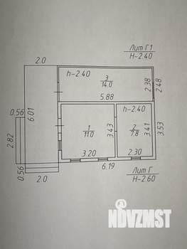 Дача 33м&sup2;, 1-этажный, участок 6 сот.  