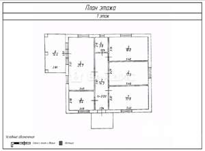 Дом 120м&sup2;, 1-этажный, участок 6 сот.  