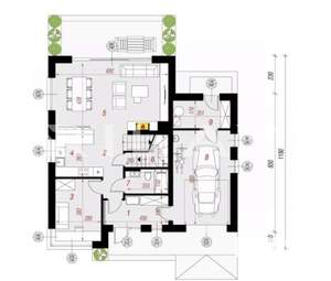 Коттедж 160м&sup2;, 2-этажный, участок 11 сот.  