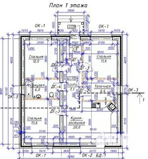Дом 88м&sup2;, 1-этажный, участок 7 сот.  