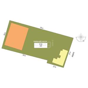 Дом 702м&sup2;, 3-этажный, участок 9 сот.  