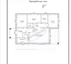 Дом 117м&sup2;, 1-этажный, участок 10 сот.  