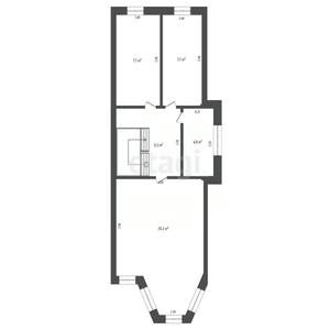 Таунхаус 115м&sup2;, 2-этажный, участок 4 сот.  