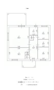 Дом 109м&sup2;, 1-этажный, участок 5 сот.  
