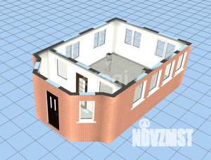 Дом 109м&sup2;, 1-этажный, участок 19 сот.  