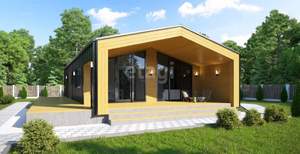 Дом 69м&sup2;, 1-этажный, участок 15 сот.  