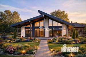 Коттедж 117м&sup2;, 1-этажный, участок 10 сот.  