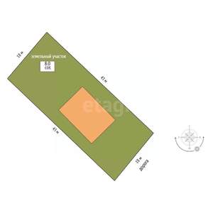 Дом 210м&sup2;, 1-этажный, участок 8 сот.  