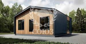 Дом 75м&sup2;, 1-этажный, участок 10 сот.  