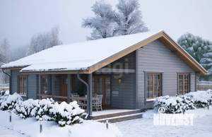 Дом 45м&sup2;, 1-этажный, участок 8 сот.  