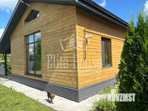 Коттедж 54м&sup2;, 1-этажный, участок 4 сот.  