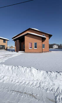 Дом 177м&sup2;, 2-этажный, участок 9 сот.  