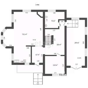 Дом 362м&sup2;, 3-этажный, участок 10 сот.  