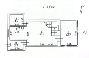 Дом 110м&sup2;, 2-этажный, участок 6 сот.  