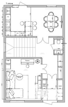 Таунхаус 280м&sup2;, 3-этажный, участок 5 сот.  