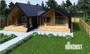 Дом 194м&sup2;, 1-этажный, участок 11 сот.  