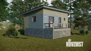 Дом 45м&sup2;, 1-этажный, участок 5 сот.  