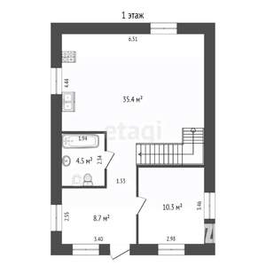 Дом 116м&sup2;, 2-этажный, участок 4 сот.  